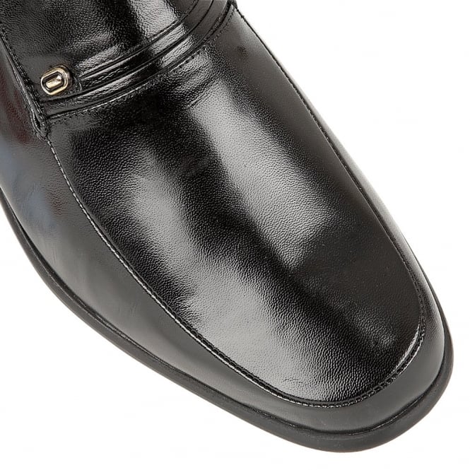 Black Leather Cadogan Shoes | Rombah Wallace