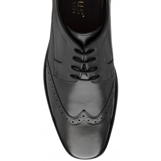 Black Leather Dartford Brogues | Lotus