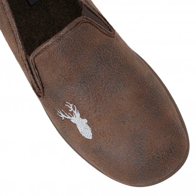 Brown Claude Full Shoe Slippers | Lotus