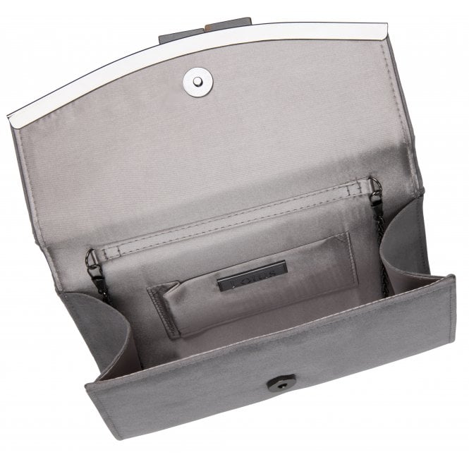 Silver & Diamante Dillard Clutch Bag | Lotus