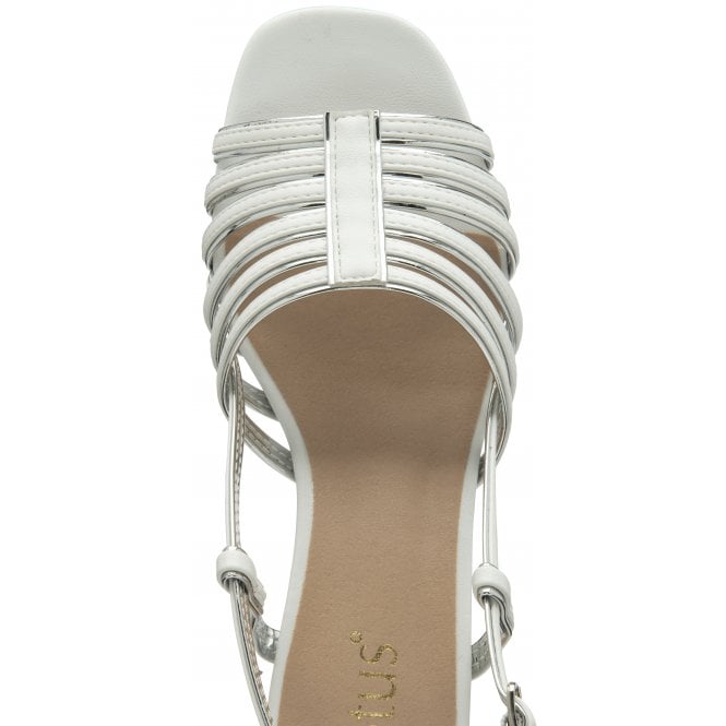 White Cheryl Open-Toe Sandals | Lotus