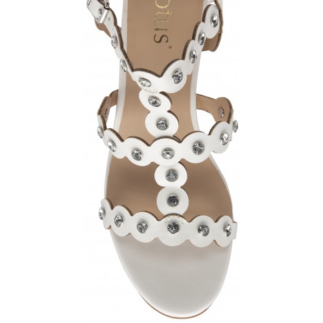 White Inaya Open-Toe Sandals | Lotus