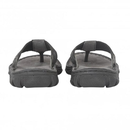  Black Ainsley Toe-Post Sandals | Lotus 