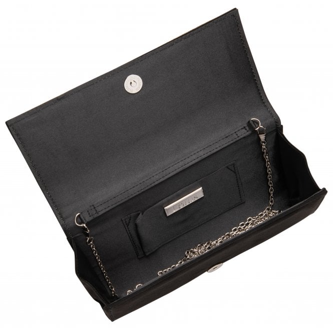  Black & Diamante Amy Clutch Bag | Lotus
