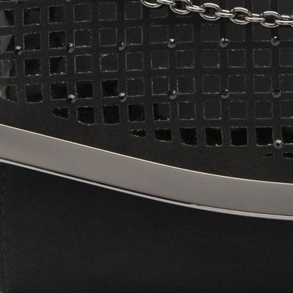  Black & Diamante Dillard Clutch Bag | Lotus