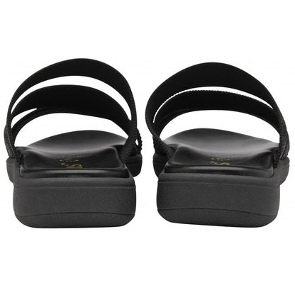  Black & Diamante Olga Mule Sandals | Lotus