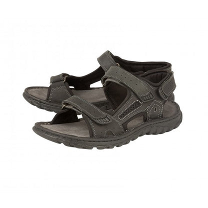  Black Douglas Strap Sandals | Lotus 