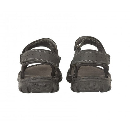  Black Douglas Strap Sandals | Lotus 