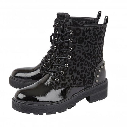  Black Elena Ankle Boots | Lotus