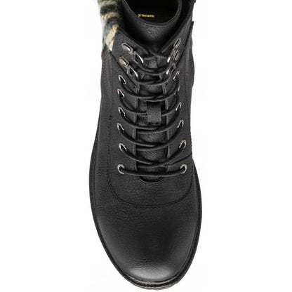  Black Hickory Zip-Up Ankle Boots | Lotus