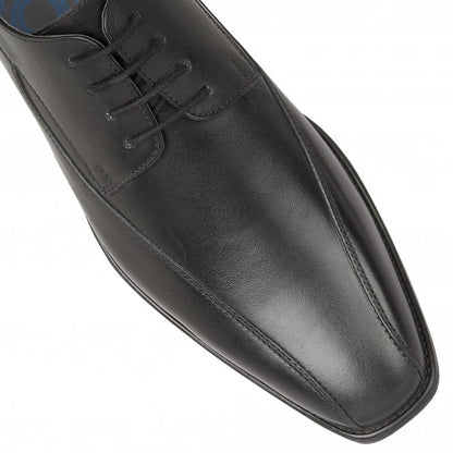  Black Holgate Leather Lace-Up Shoes | Lotus 