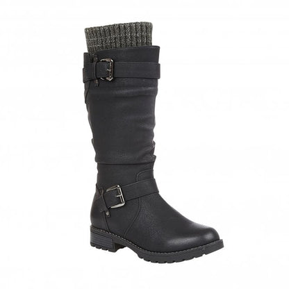  Black Juniper Knee High Boots | Lotus