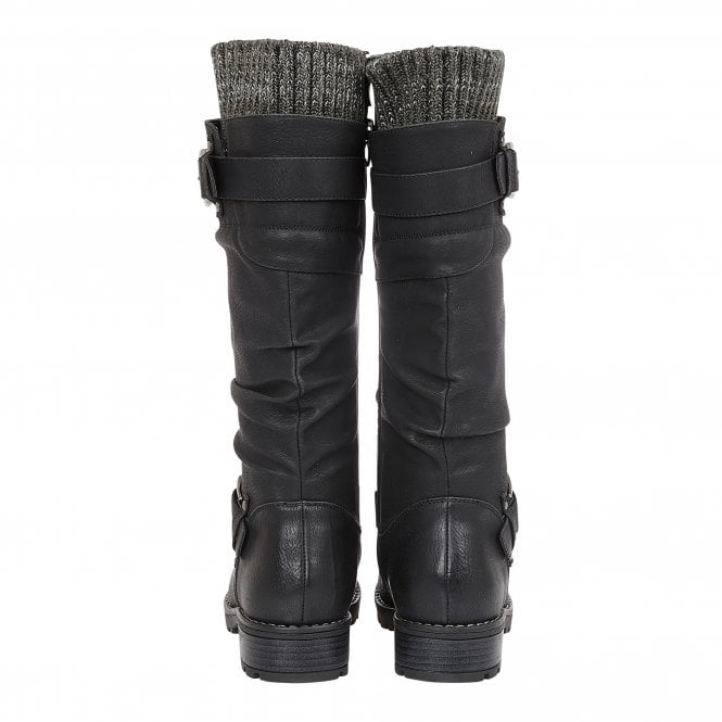 Black Juniper Knee High Boots | Lotus