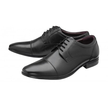 Black Leather Banwell Lace-Up Oxford Shoes | Lotus