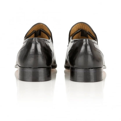  Black Leather Cadogan Shoes | Rombah Wallace
