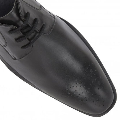  Black Leather Cameron Lace-Up Shoes | Lotus