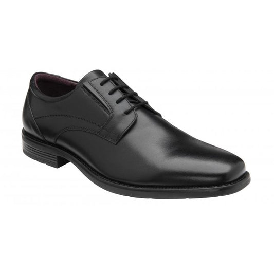  Black Leather Chesham Lace-Up Derby Shoes | Lotus