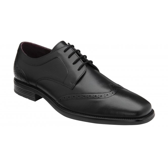  Black Leather Dartford Brogues | Lotus 
