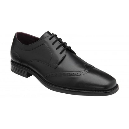  Black Leather Dartford Brogues | Lotus 