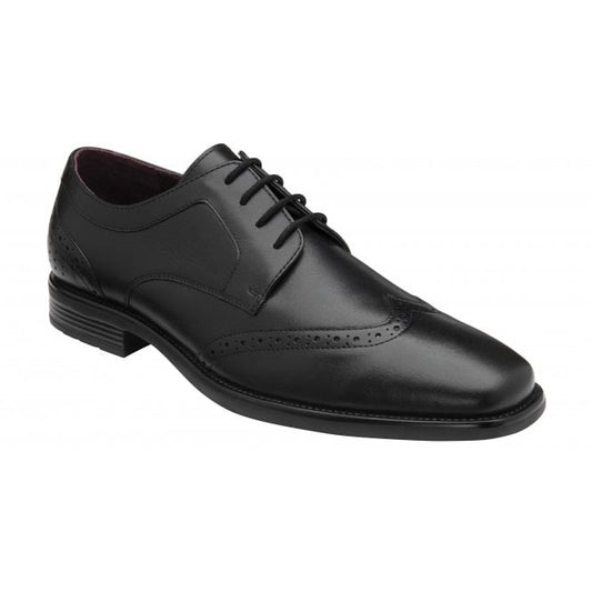  Black Leather Dartford Brogues | Lotus 