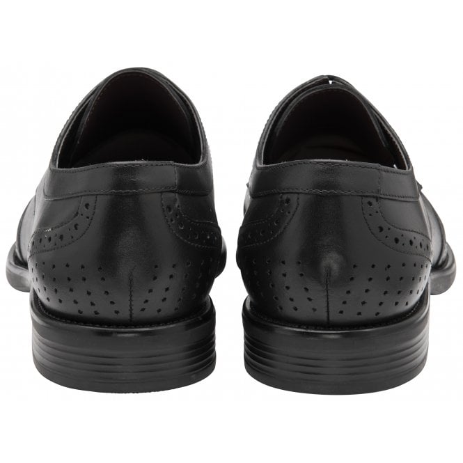  Black Leather Dartford Brogues | Lotus 
