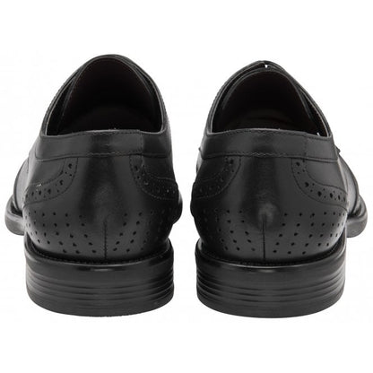  Black Leather Dartford Brogues | Lotus 