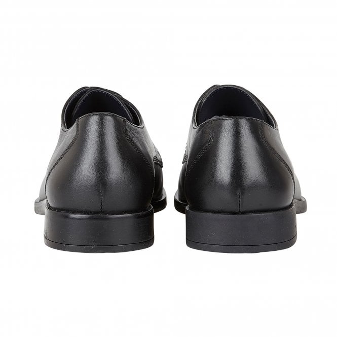  Black Leather Howard Lace-Up Derby Shoes | Lotus