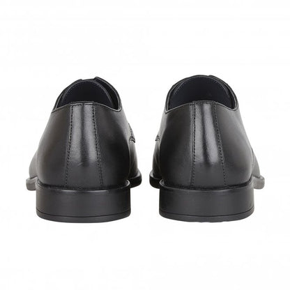  Black Leather Ivan Lace-Up Derby Shoes | Lotus