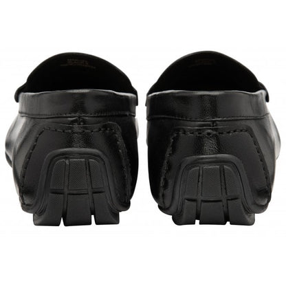  Black Leather Marcel Loafers | Lotus