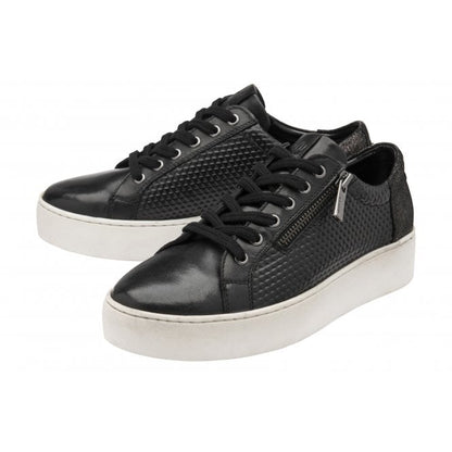  Black Leather Stroud Casual Trainers | Stressless By Lotus
