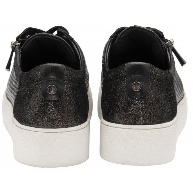  Black Leather Stroud Casual Trainers | Stressless By Lotus