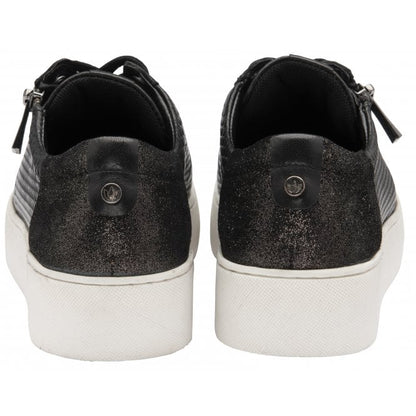  Black Leather Stroud Casual Trainers | Stressless By Lotus