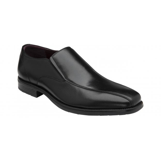  Black Leather Wincanton Loafers | Lotus