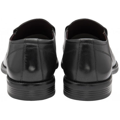  Black Leather Wincanton Loafers | Lotus