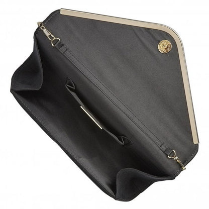  Black Microfibre Sommerton Clutch Bag | Lotus