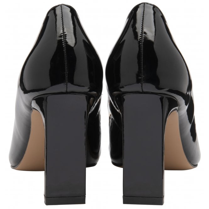  Black Patent Chantelle Court Shoes | Lotus