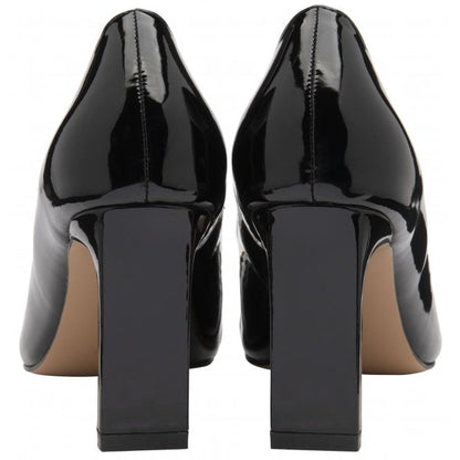  Black Patent Chantelle Court Shoes | Lotus