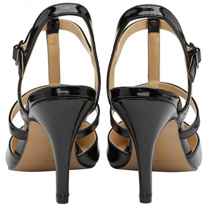  Black Patent Kim Court Shoes | Lotus 