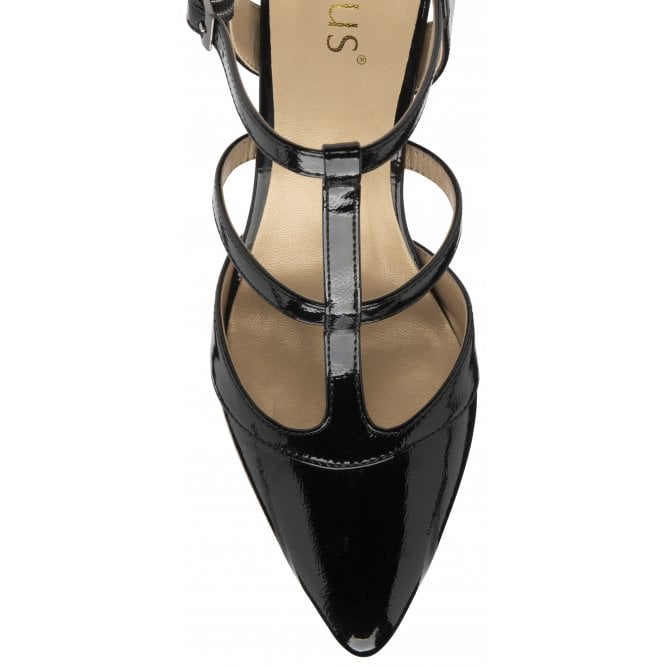  Black Patent Kim Court Shoes | Lotus 