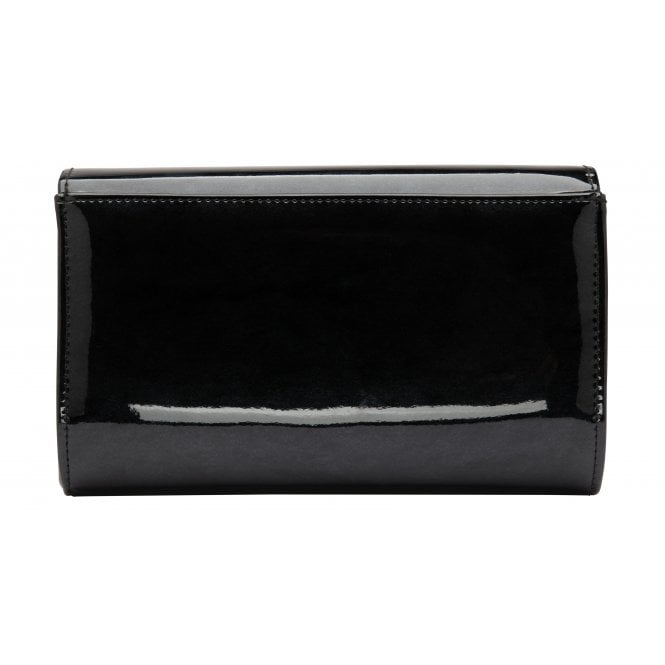  Black Pearl Patent Raine Clutch Bag | Lotus