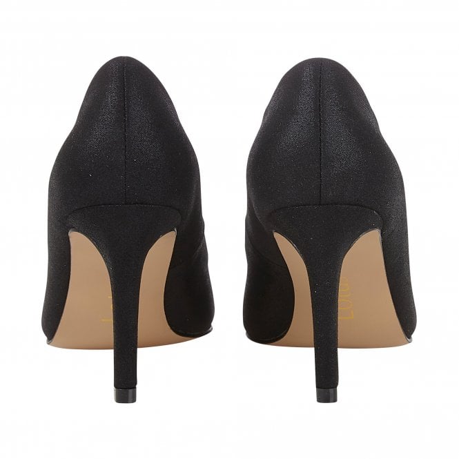  Black Radiance Pointed Toe Court Shoes | Lotus