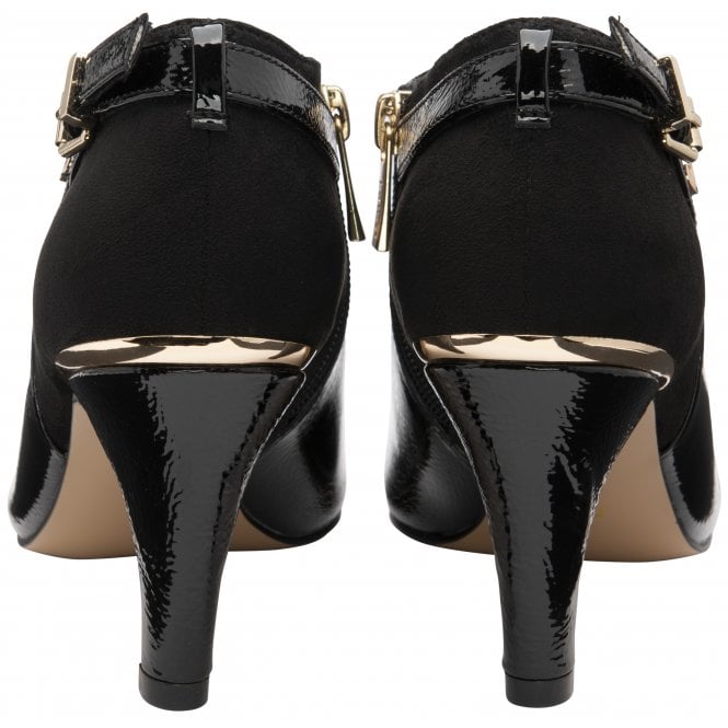  Black Ramona Heeled Shoe-Boots | Lotus