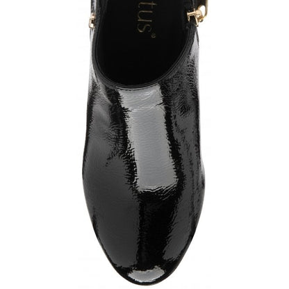  Black Ramona Heeled Shoe-Boots | Lotus
