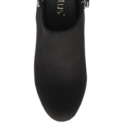  Black & Snake-Print Ramona Heeled Shoe-Boots | Lotus