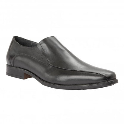  Black Stockton Leather Loafers | Lotus 