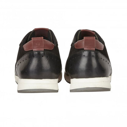  Black Suede & Leather Abel Trainers | Lotus
