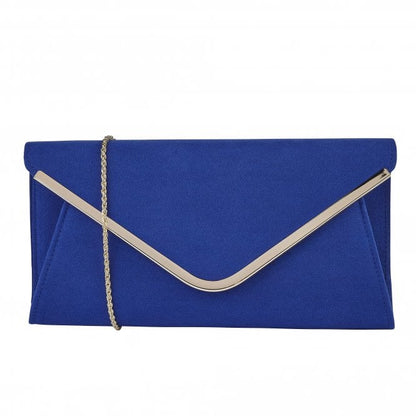  Blue Microfibre Sommerton Clutch Bag | Lotus 