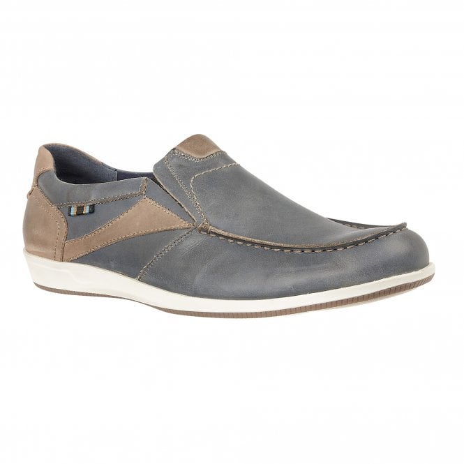  Blue Moore Slip-On Shoes | Lotus 