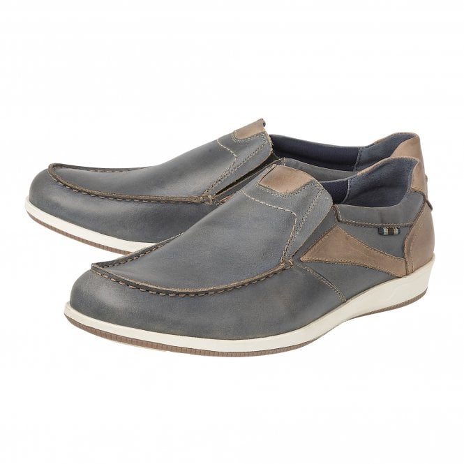  Blue Moore Slip-On Shoes | Lotus 
