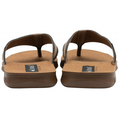  Blue & Tobacco Ian Toe-Post Sandals | Lotus 